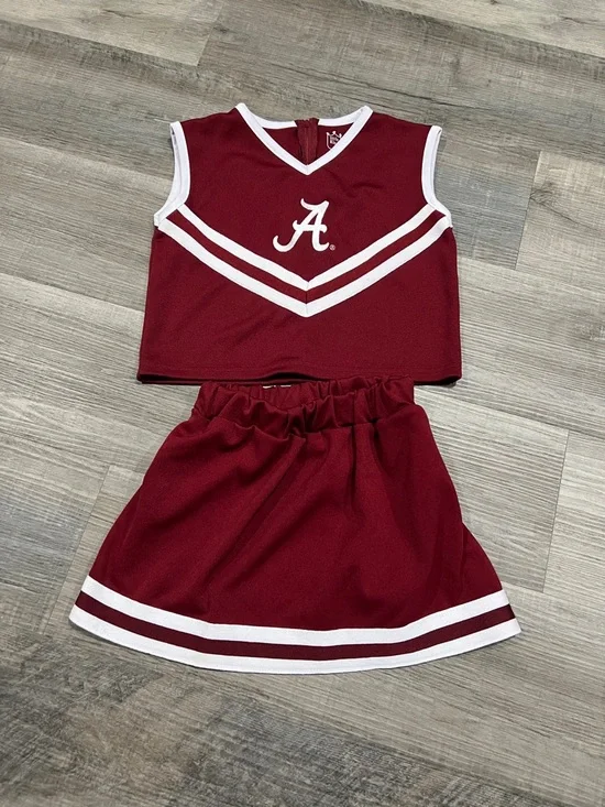 Little King Alabama Crimson Tide 2 piece cheer set size YSM - Picture 1 of 6